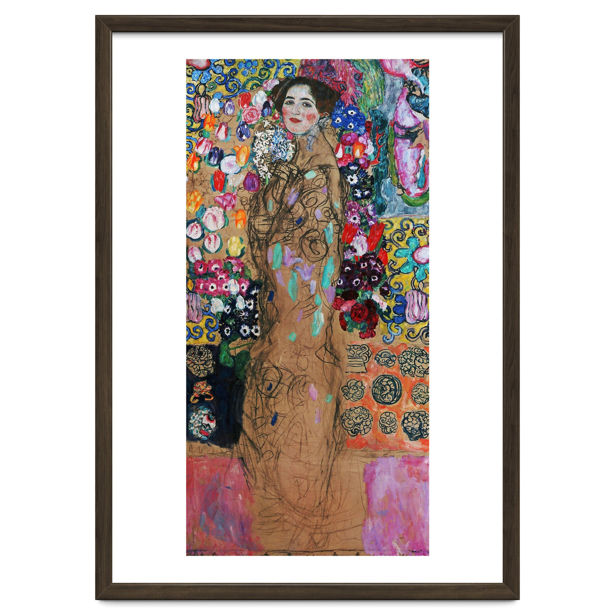 Gustav Klimt / 'Retrato de Maria Munk', 1917, Oil on canvas, 180 x 90 cm.