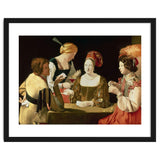 French school. The Cheater with the Ace of Diamonds. Le Tricheur à l'As de Carreaux. 17th century... thumbnail