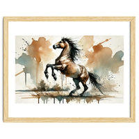 Fiery Horse Elegance