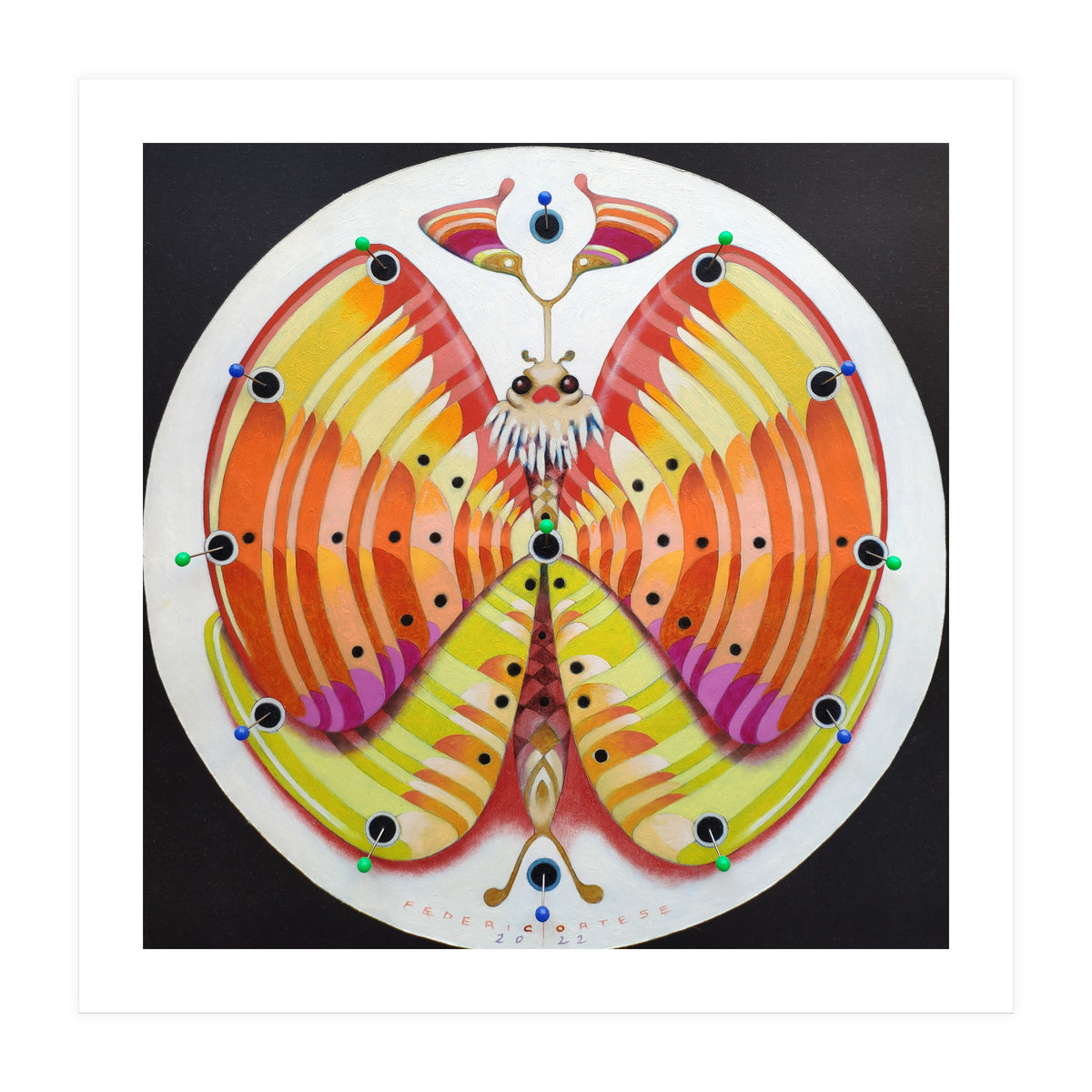 Clock butterfly (Print Only)