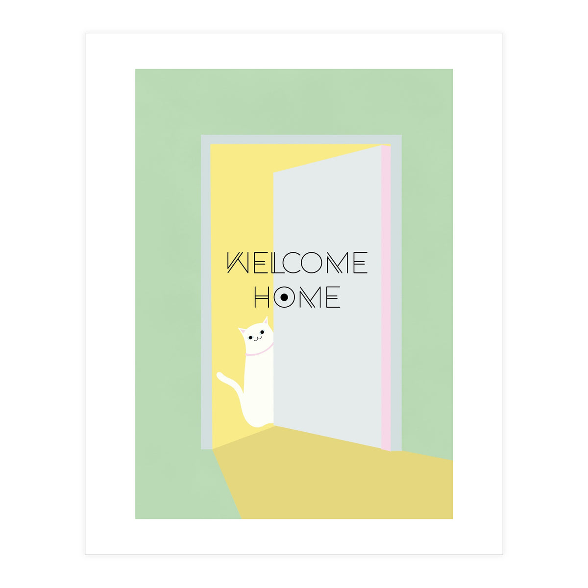‎WELCOME HOME - SWEET CAT (Print Only)
