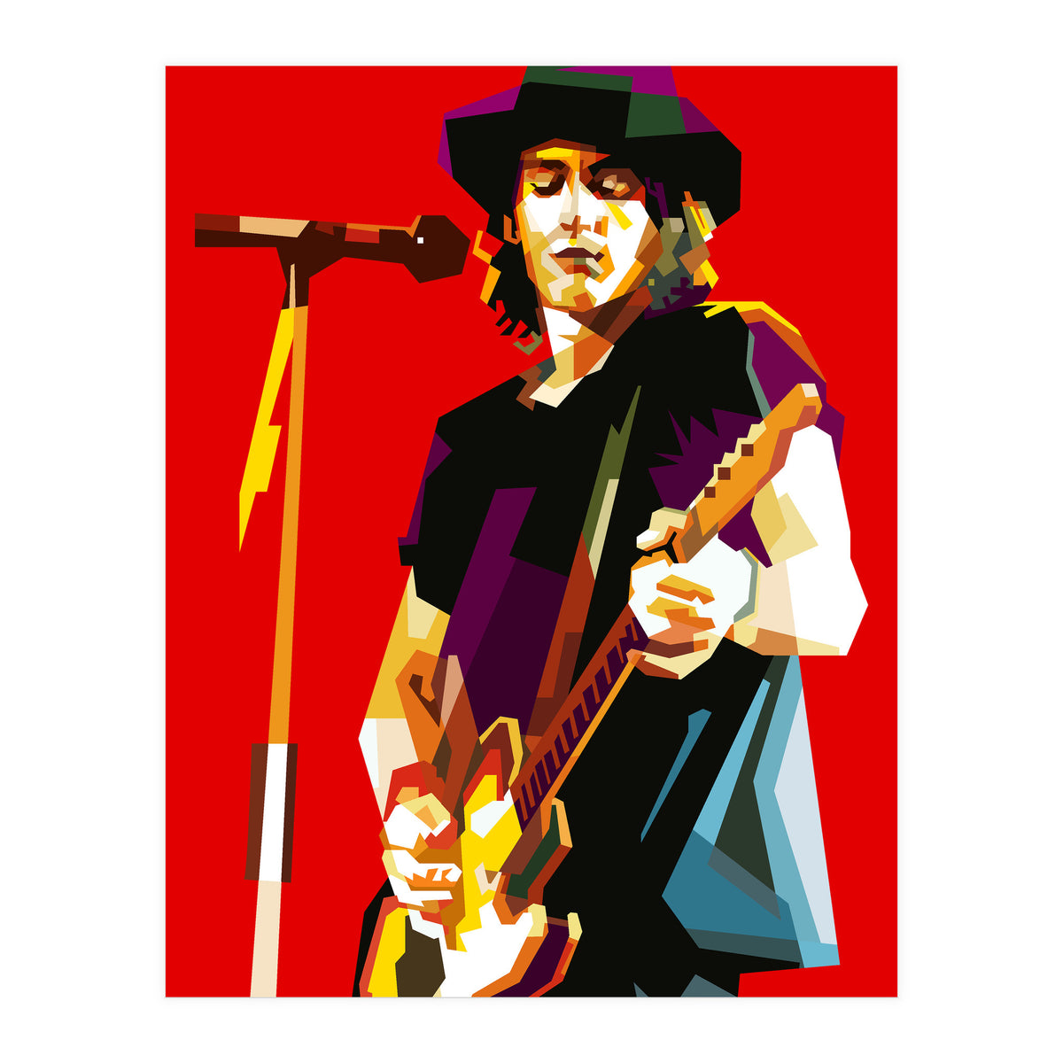 Izzy Stradlin Pop Art WPAP Trending Now (Print Only)