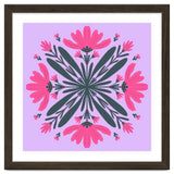 Magenta mandala flowers thumbnail