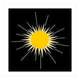 Yellow Bright Radiant Shinning Sun (Print Only) thumbnail