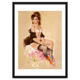 Sexy Pinup Brunette Modelling thumbnail