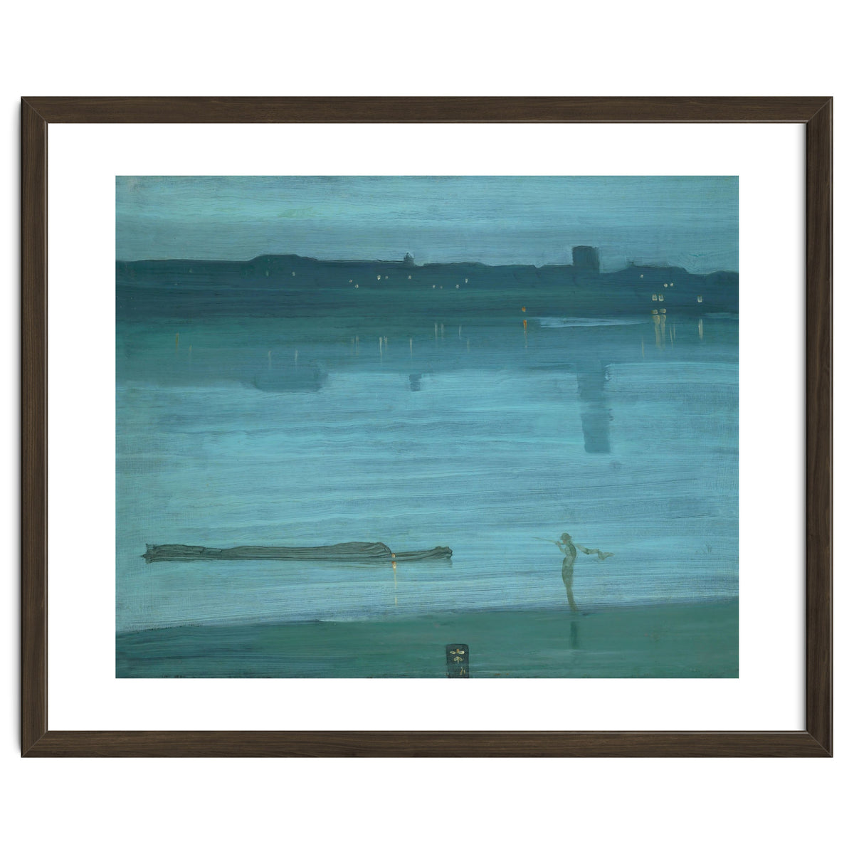 Nocturne, Blue and Silver: Chelsea, 1871 Canvas, 50,2 x 60,8 cm.