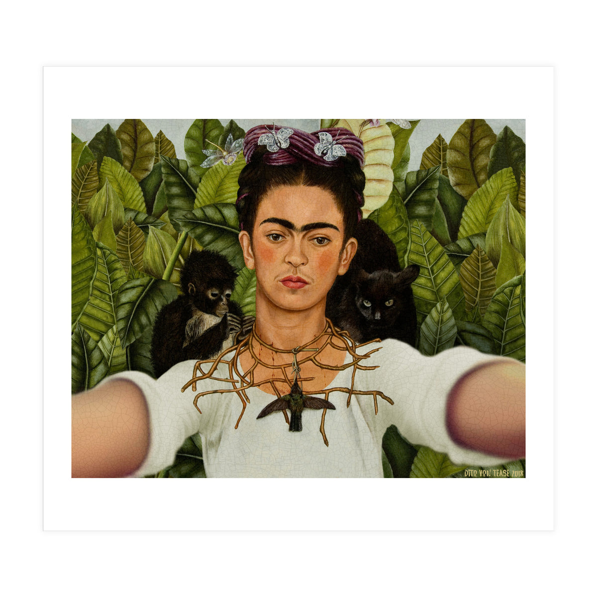 Frida Kahlo - Selfie (Print Only)