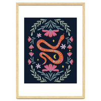 Cute Floral Snake