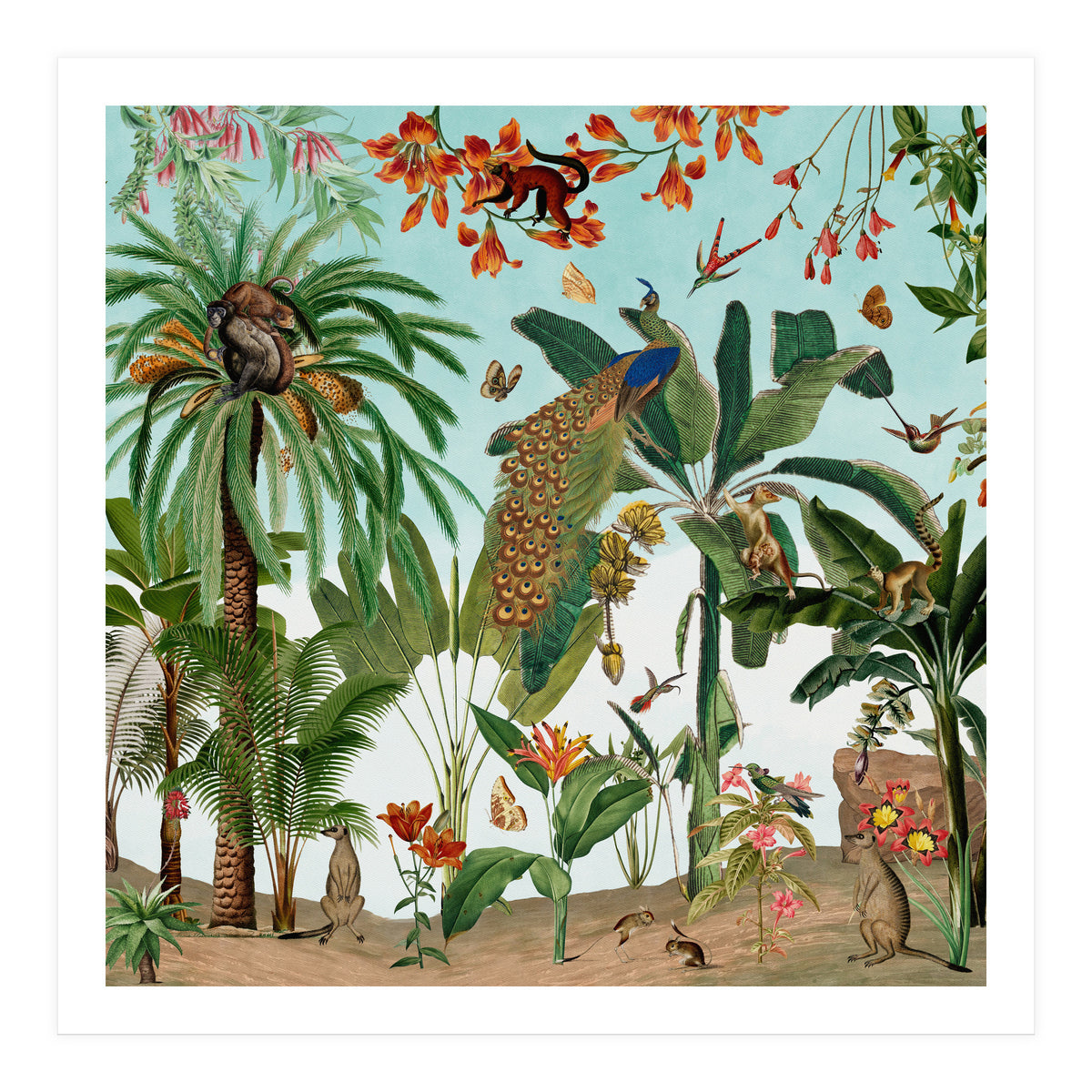 Vintage Tropical Adventure  (Print Only)