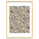Flying Butterflies Gold Beige thumbnail