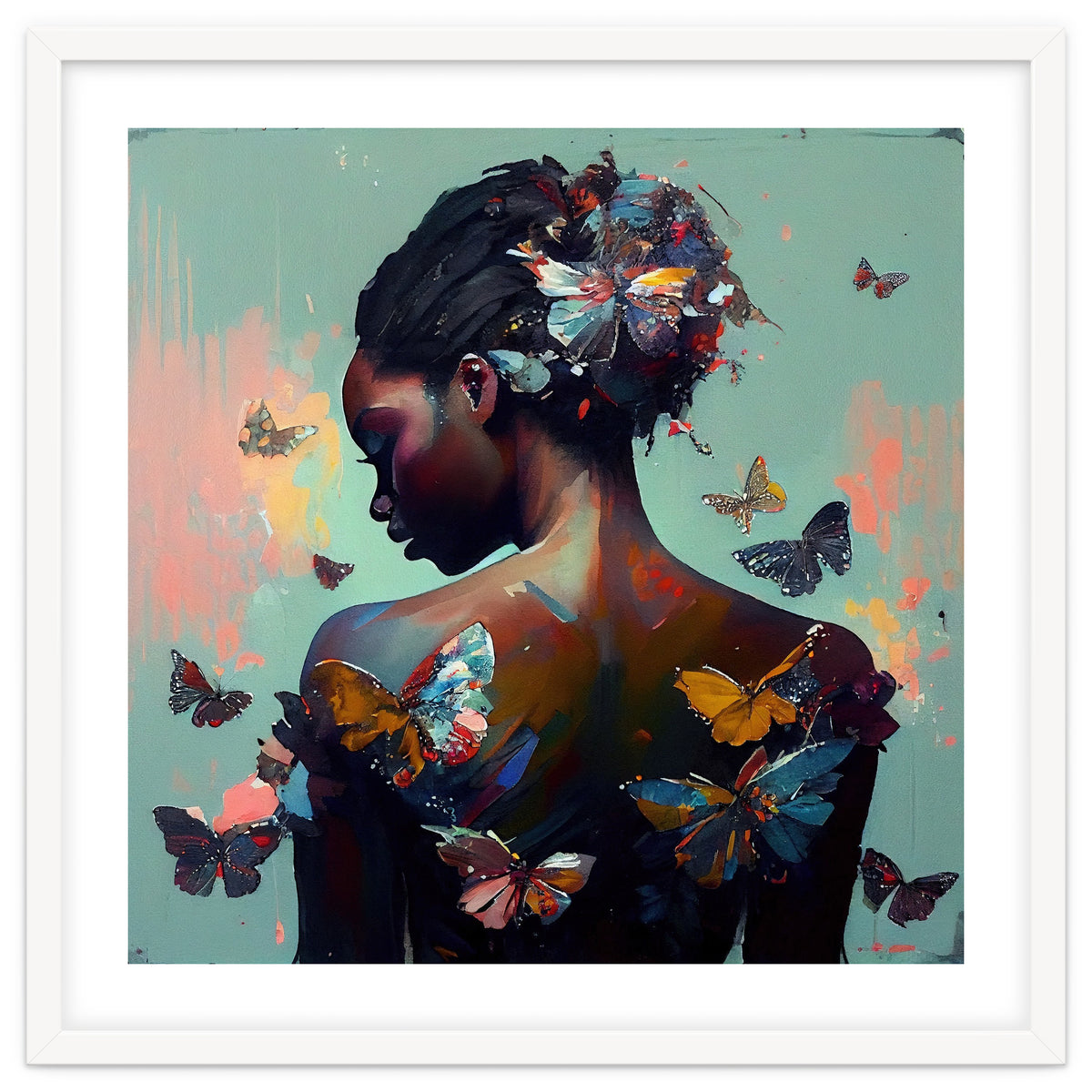 Powerful Butterfly Woman Body #1