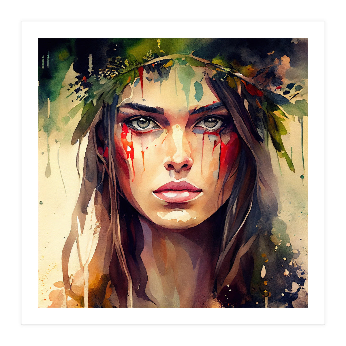 Watercolor Druid #2 (Print Only)