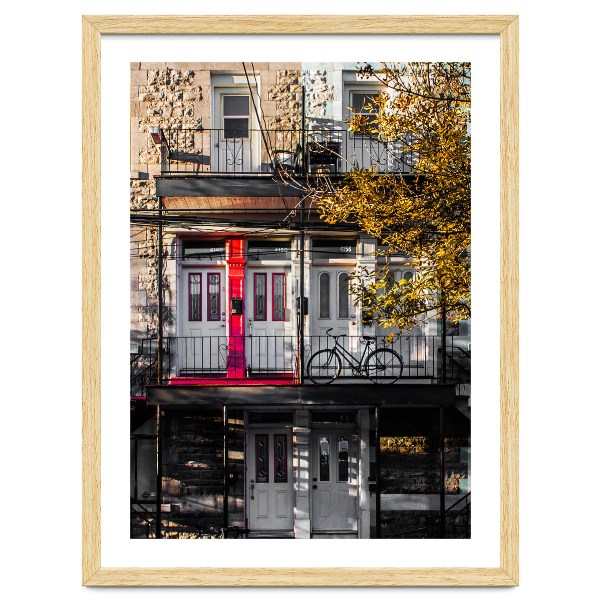 Montreal Bicycle Balcony No 1 Color Version