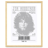 Receipt Art Jim Morrison