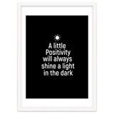 A little positivity will always shine a light in the dark thumbnail