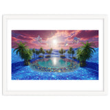 Oasis of Dreams: Surreal Tropical Landscape thumbnail
