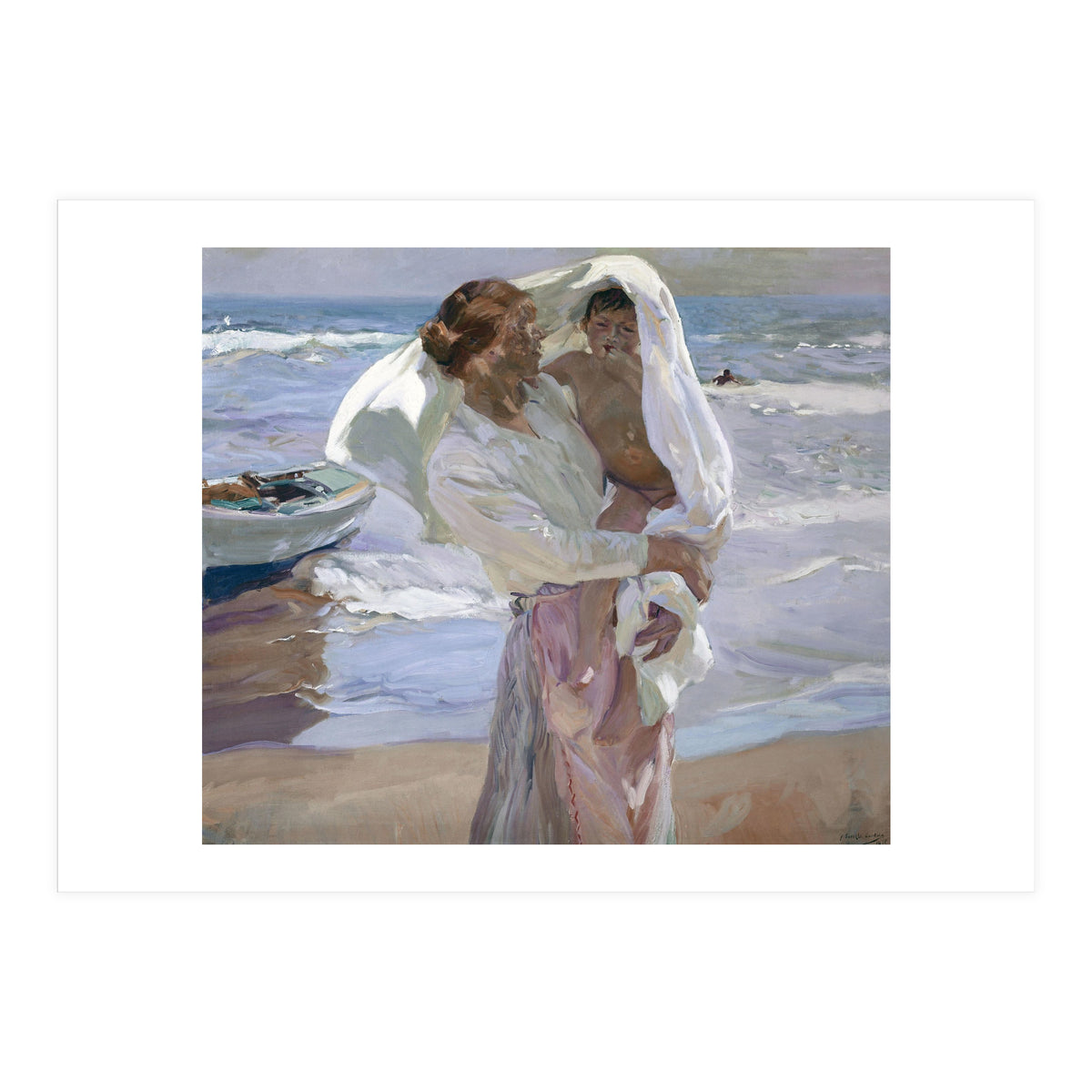 'Just Out of the Sea', 1915, Oil on canvas, 130 x 155 cm. (Print Only)