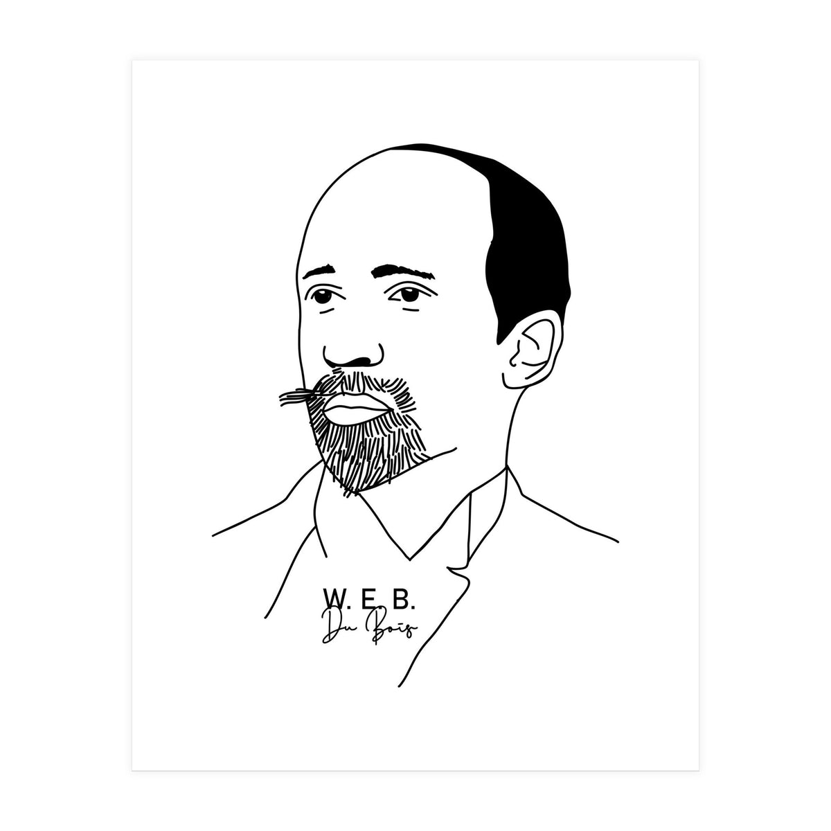 W. E. B. Du Bois Pan-Africanist Civil Rights Activist. (Print Only)