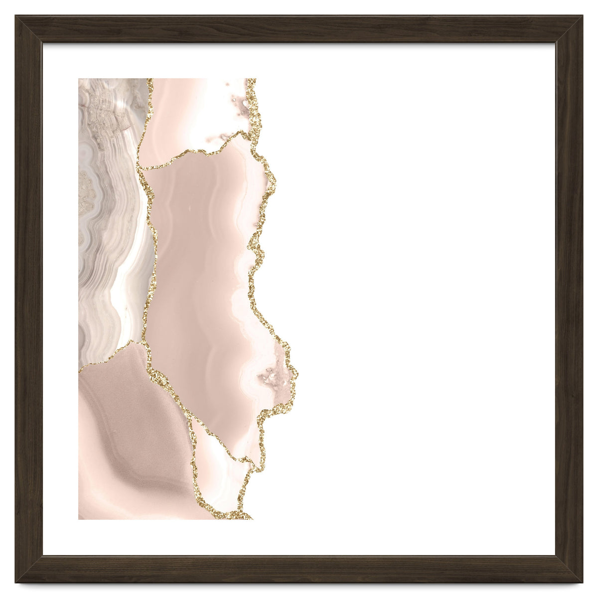 Ivory & Gold Agate Texture 05