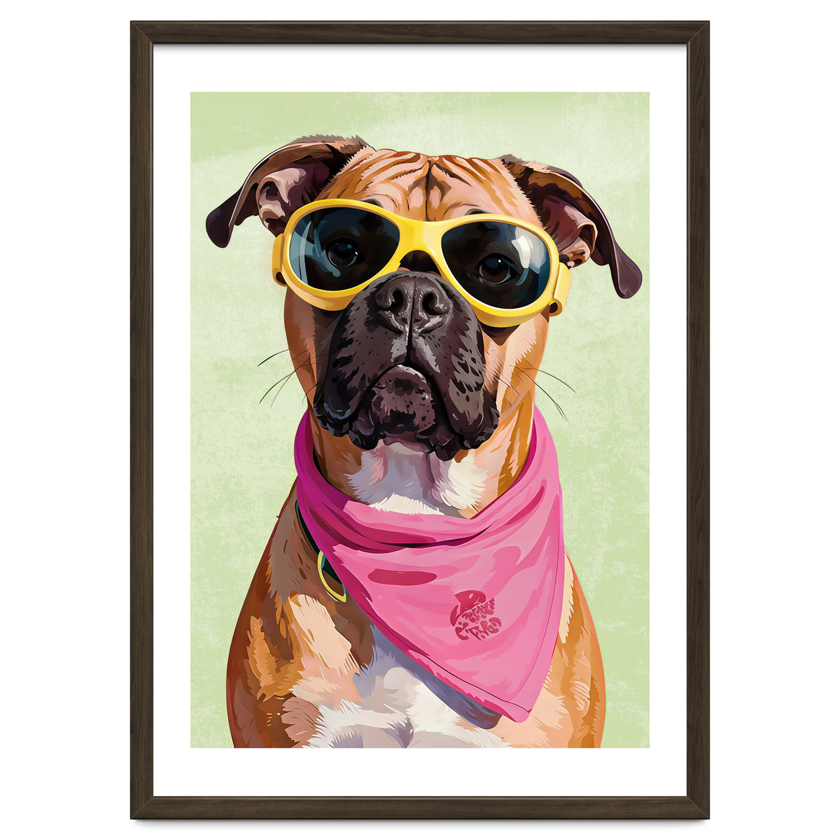 Cool Dog with Sunglasses – Funky Bandana