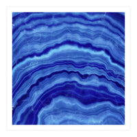 Blue Agate Texture 02 (Print Only)