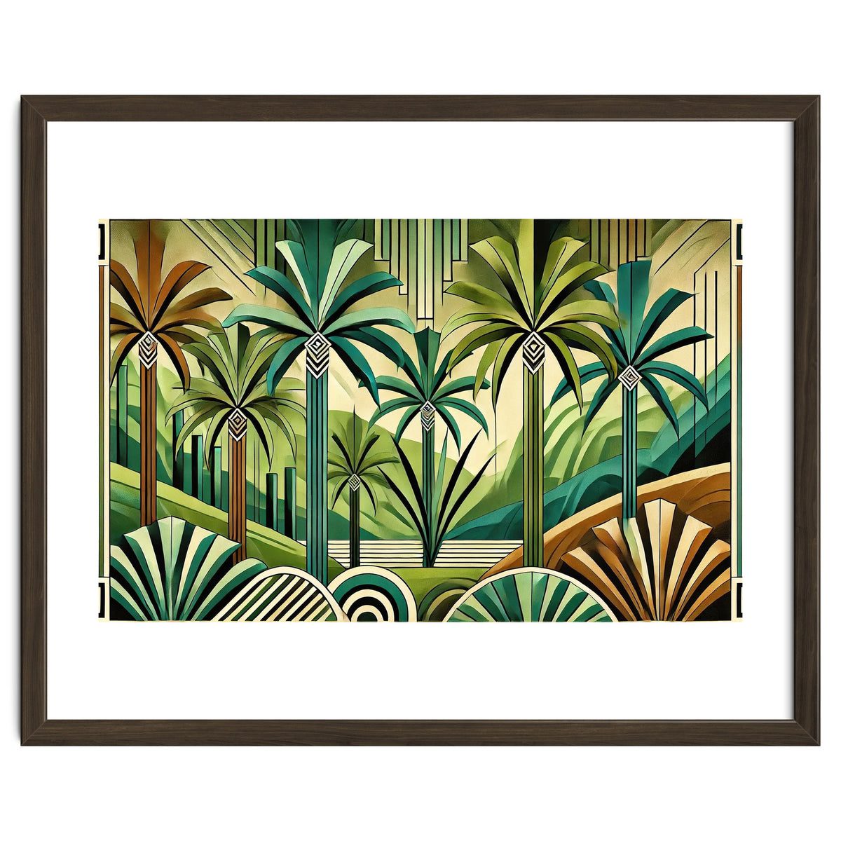 Tropical Art Deco Oasis