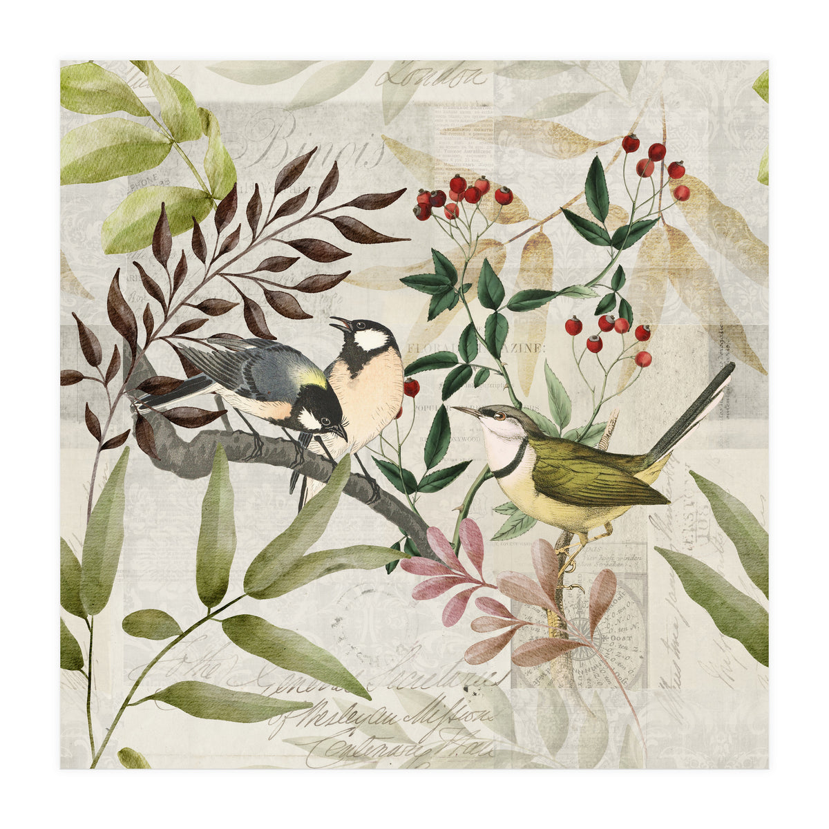 Autmn Birds (Print Only)