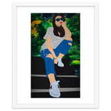 A Girl Sitting On A Step thumbnail