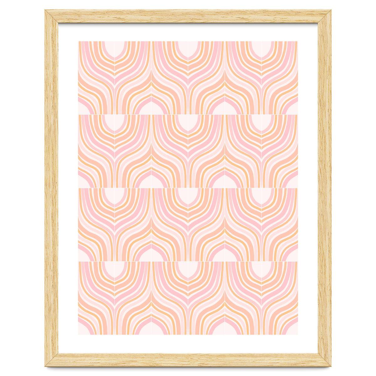 Peachy Marbeling Tiles