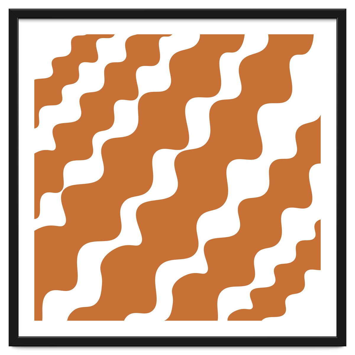 Brown Wavy Pattern