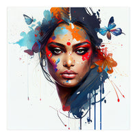 Aerial Bloom Hindu Portrait (Print Only)