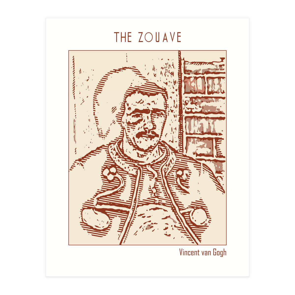 The Zouave – Vincent Van Gogh (Print Only)