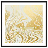 Gold Rush Minimal Illustration, Abstract Shine Luxe Glow Metallic Shimmer Golden Graphic Design thumbnail