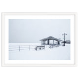 Benches in the Winter seascape thumbnail