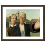 American Gothic - Grant Wood - Selfie thumbnail