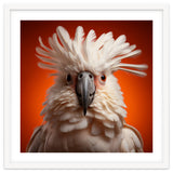 Close Up Portrait Of A White Cockatoo Parrot thumbnail