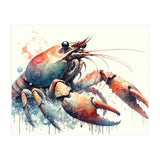 Colorful Lobster Watercolor (Print Only) thumbnail