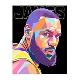 King Lebron James art (Print Only) thumbnail
