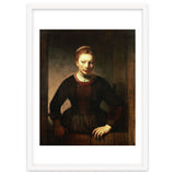 Rembrandt Harmenszoon van Rijn / 'Young Girl at an Open Half-Door', 1645. thumbnail