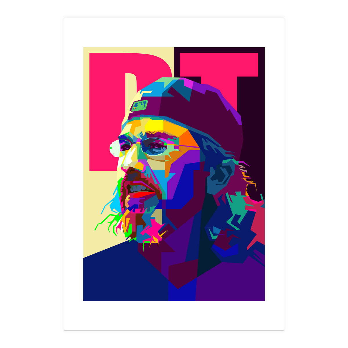 Mike Portnoy Drum Musician Pop Art WPAP (Print Only)