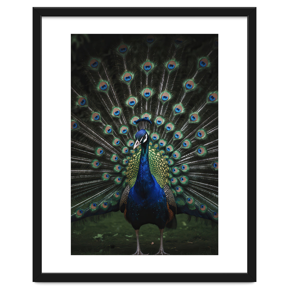 Peacock Portrait Photography