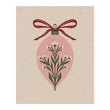 Christmas Floral Globe (Print Only) thumbnail