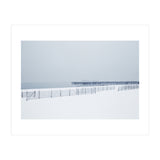 Pier in the winter seascape (Print Only) thumbnail