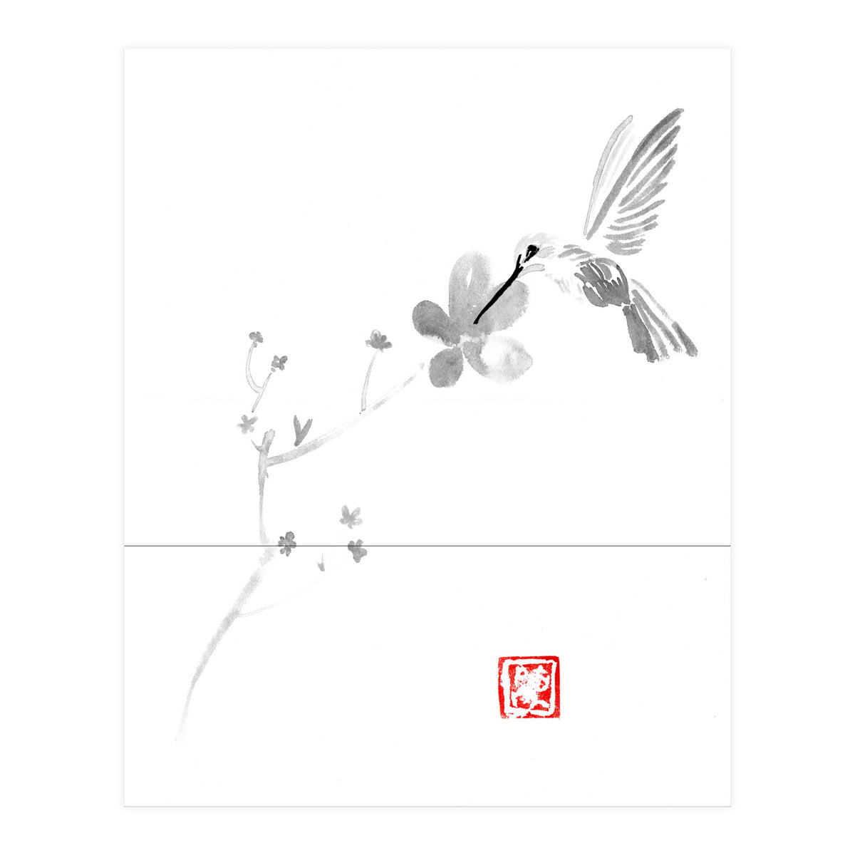 Salura And Bird (Print Only)