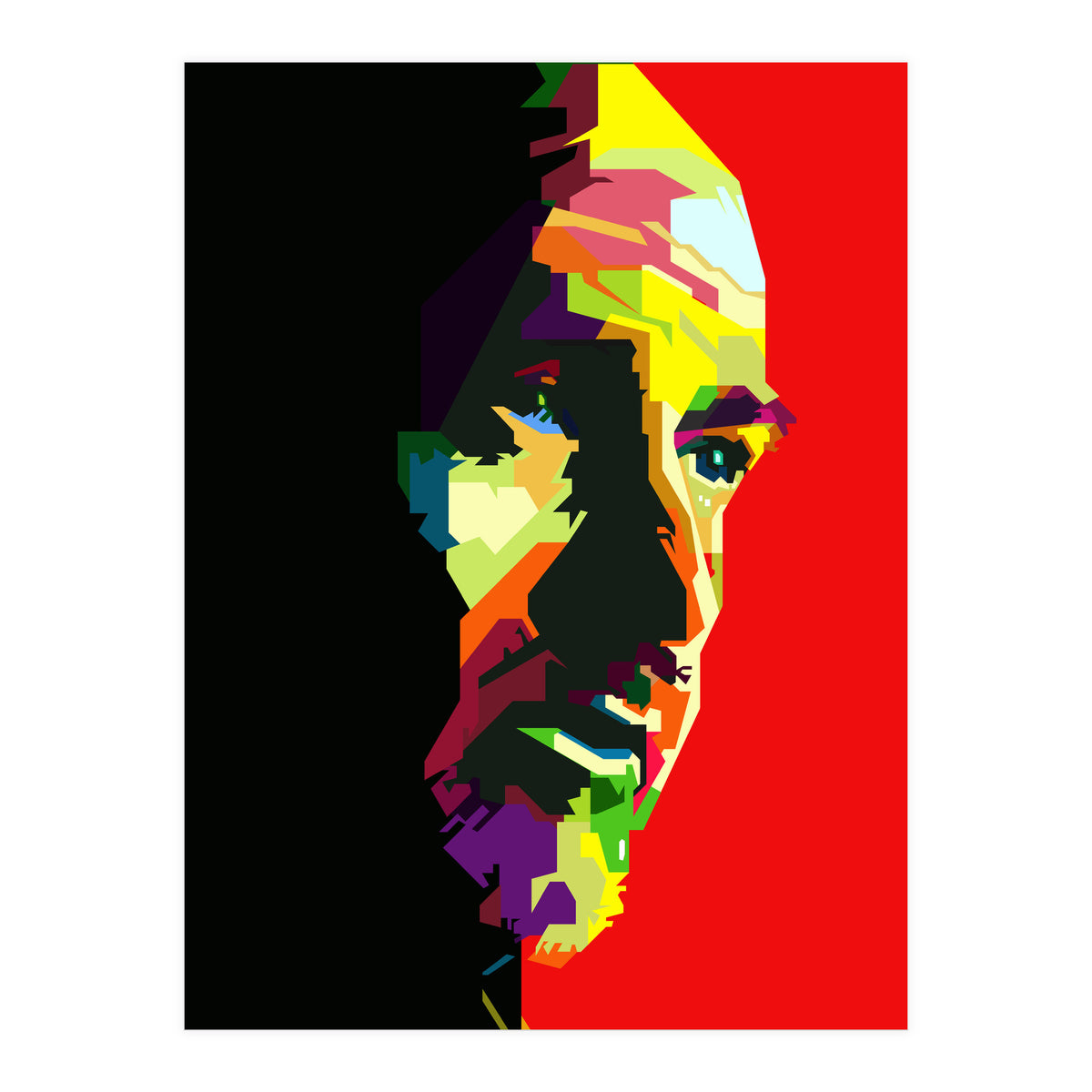 Peter Gabriel English Music Celebrity Pop Art WPAP (Print Only)