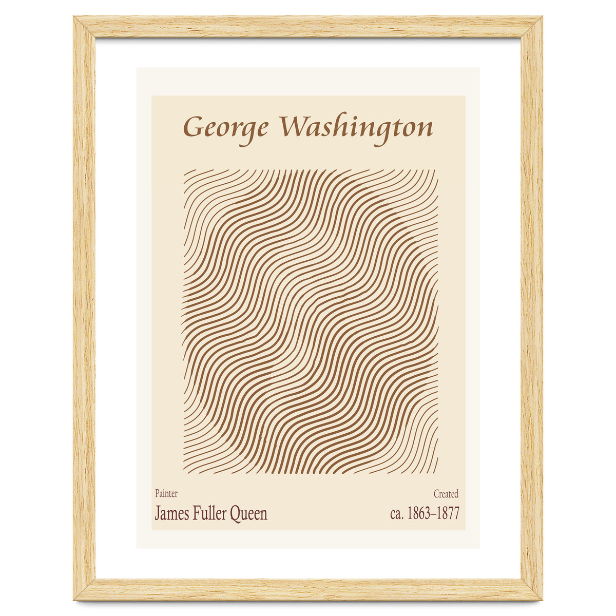 George Washington (1863 1877) – James Fuller Queen (american, 1820 1886)
