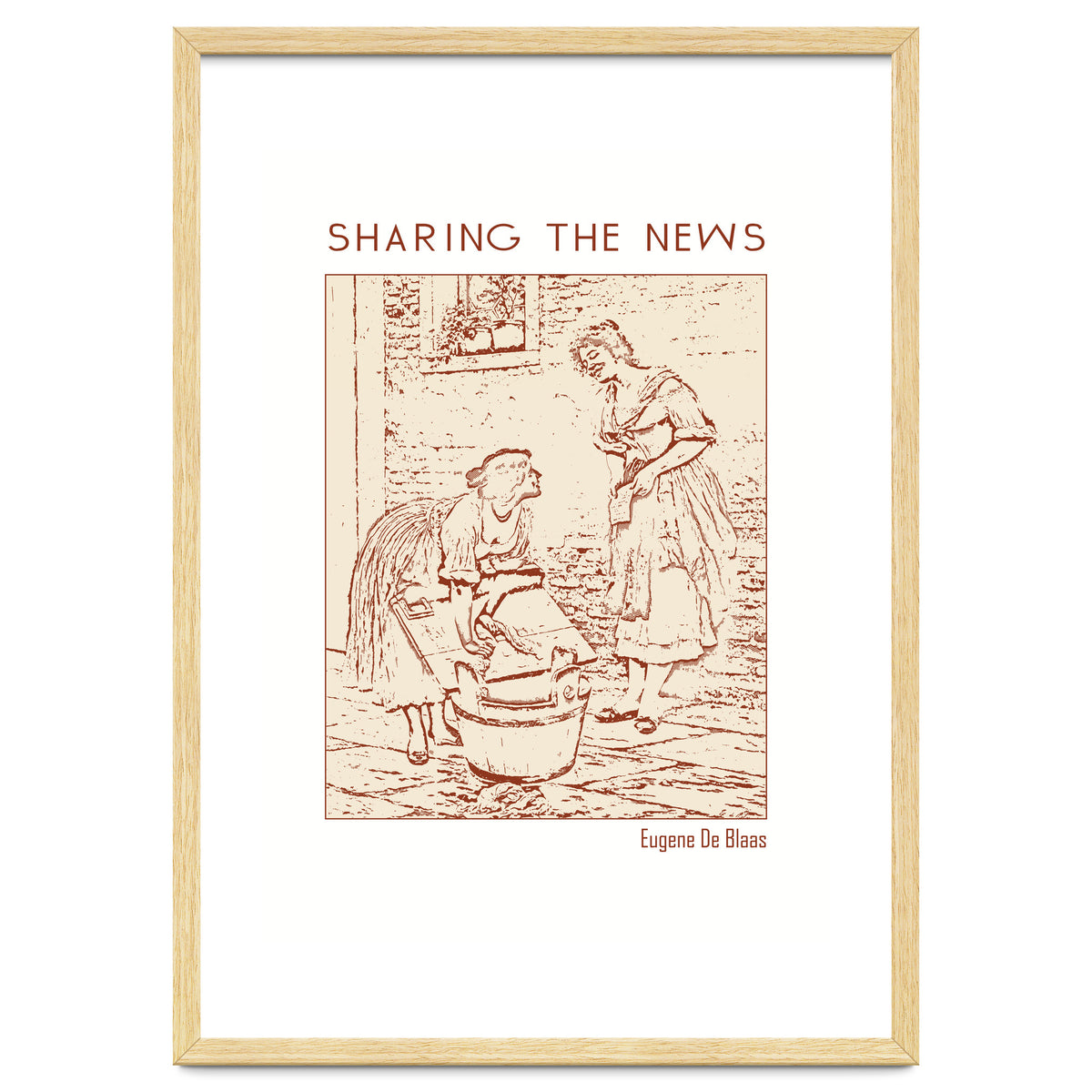 Sharing The News – Eugene De Blaas