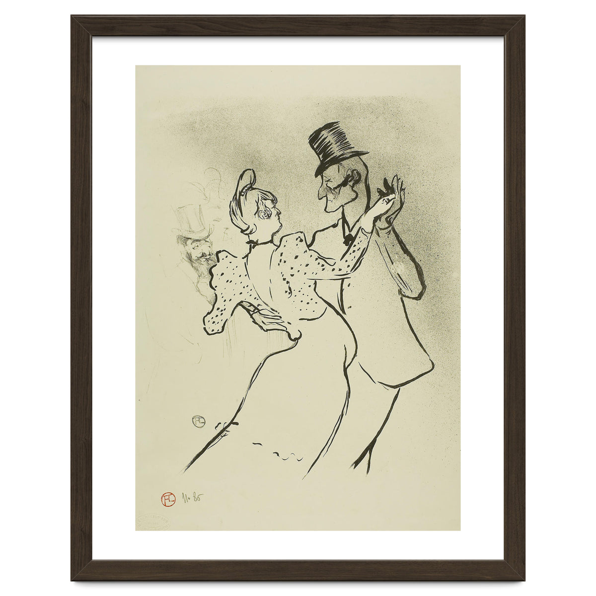 La Goulue. Henri de Toulouse-Lautrec; French, 1864-1901. Date: 1894. Dimensions: 308 × 254 mm (im...