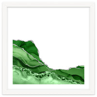 Green & Silver Agate Texture 05