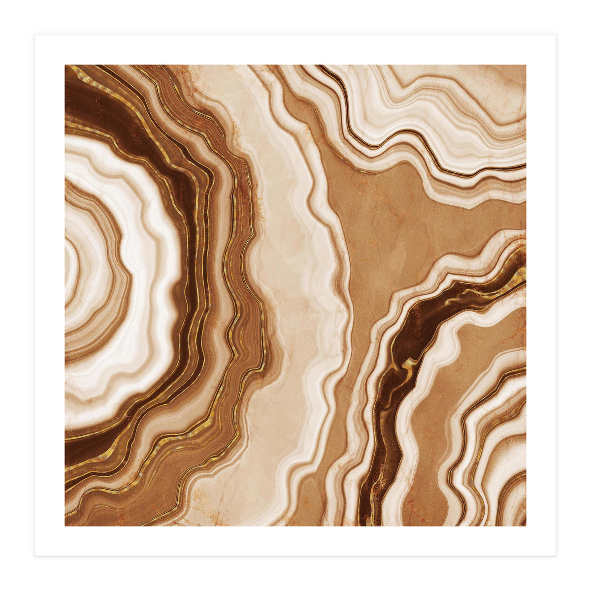Golden Agate Texture 06 (Print Only)